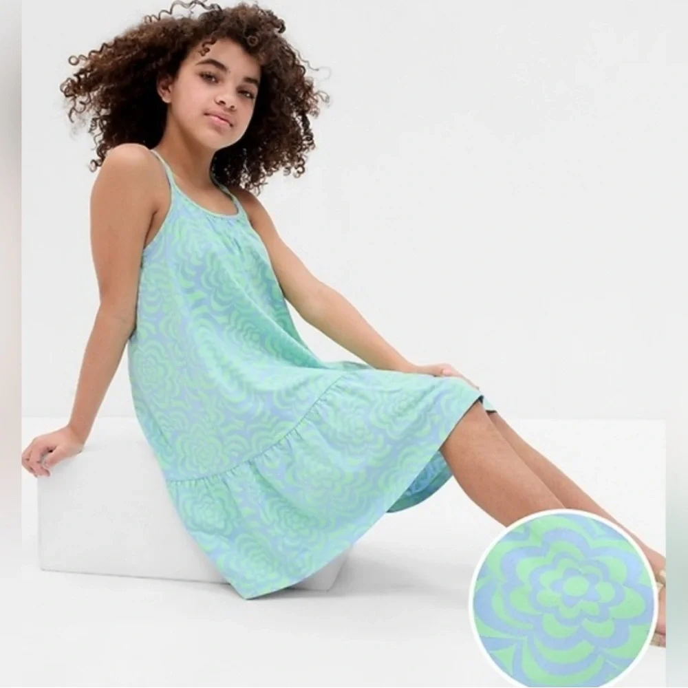 GAP Blue and Green Dress size XL (12)